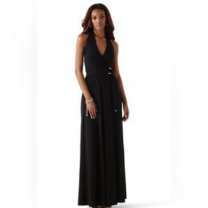 White House Black Market Halter Maxi Dress